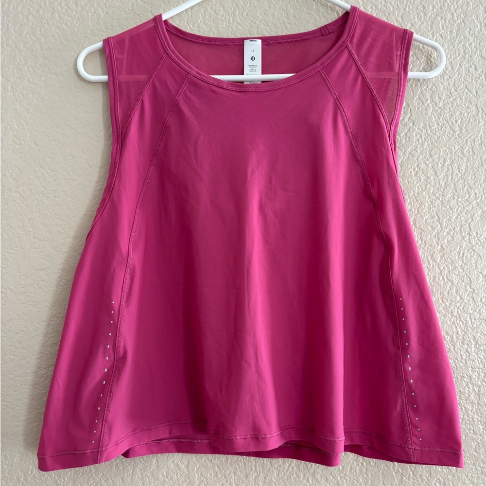 lululemon athletica Vibrant Pink Tank Top